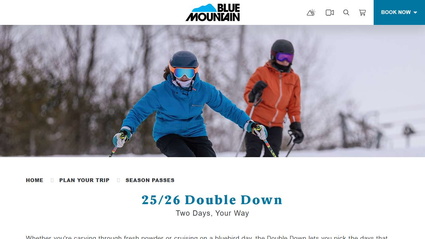 Lift Tickets | Double Down | Blue Mountain Resort